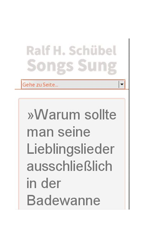 mobile Website Songs Sung